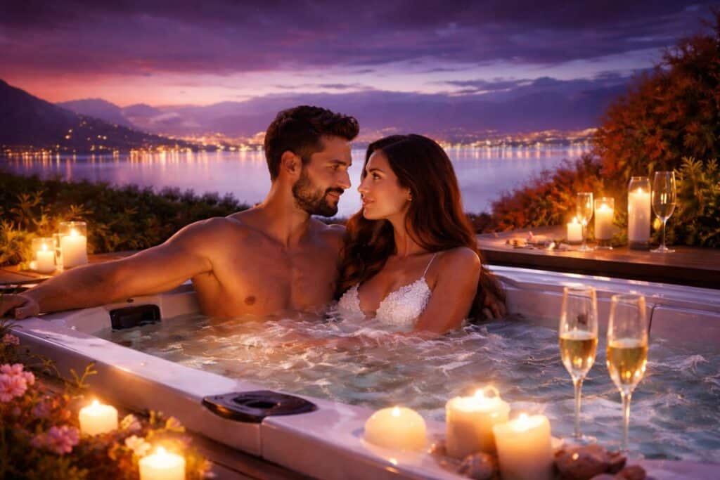 week-end romantique proche de Genève jacuzzi love room couple